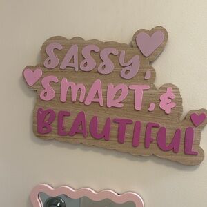 Hobby Lobby Pink and Purple Inspirational Wall Art